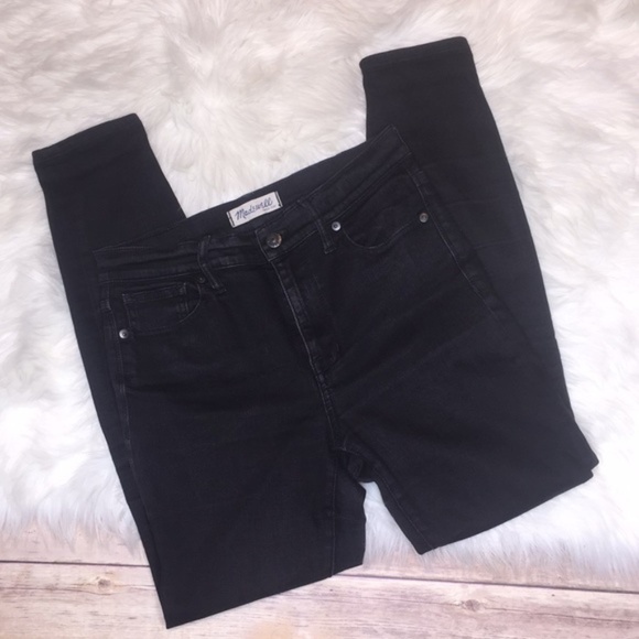 Madewell Denim - Black Madewell High Riser Skinny